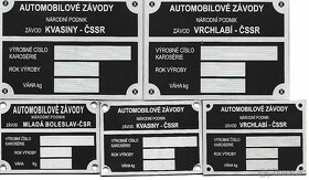 Typove stitky Skoda - 3