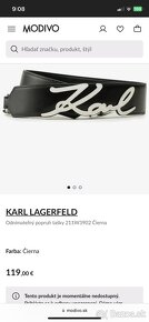 Karl lagerfeld popruh na kabelku - 3