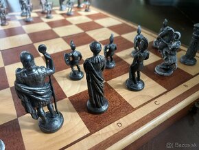 Historické Starožitné Šachy Vintage Retro - 3