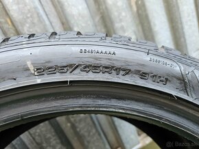 Takmer nejazdené zimné GoodYear Performance - 225/45 r17 91H - 3