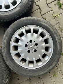 Alu disky 5x112 +225/55 R16 zimné pneu - 3