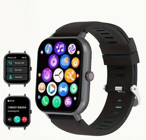 (IHNEĎ) Fitness Smart hodinky, čierne, možnosť volania - 3