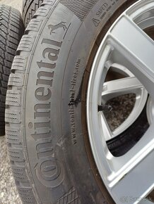 5x112 R17 ALU DISKY 215/65 R17 ZIMNÉ PNEU VW,ŠKODA, - 3