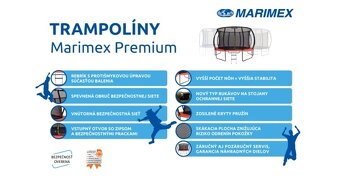 Trampolína Marimex Premium 366 cm + vnútorná ochranná sieť + - 3