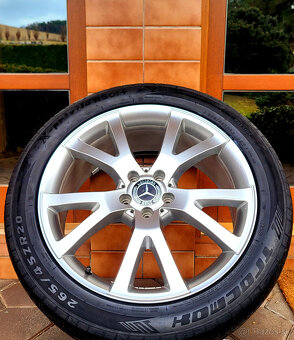 alu R20 5x112, pneu 265/45 orig. Mercedes R + ML + GLE - 3