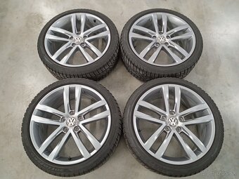 4ks zimne ALU 5x112 R18 7,5J ET51 Original VOLKSWAGEN - 3