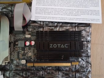 Predám plne funkčnú grafickú kartu ZOTAC GeForce GT 710 - 3