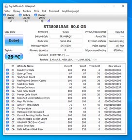 SATA seagate 400 250 80 - 3