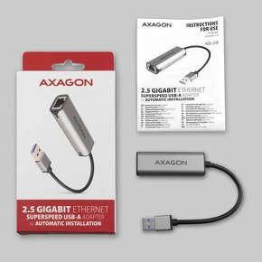 AXAGON ADE-25R, 2.5 Gigabit sieťová karta usb A - 3