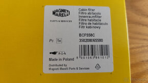 Predám Kabínový filter MAGNETI MARELLI BCF558C - 3