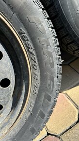 Predám plechové disky 165/70 R14 4x100 zimná sada - 3