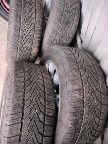 4ks alu + 1ks orig. Ford disky 5x108 r16 205/55 r16 zimné - 3