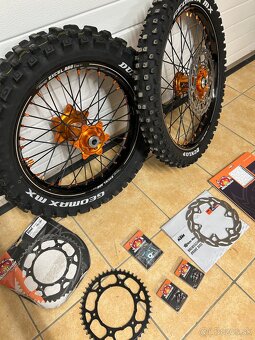 Ktm exc factory kite A60/ motomaster enduro kolesá set - 3