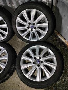 4ks alu disky orig Volvo 5x108 R17 pneu 205/50 r17 - 3