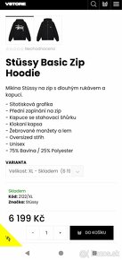 Stüssy Basic Zip Hoodie (L) - 3