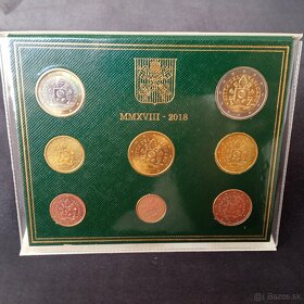 Vatikán 2018, BU sada euromincí, 2€ - 3