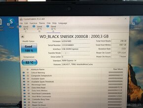 WD-BLACK SN850X ssd disk NVme M.2.  2TB - 3