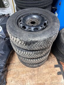 5x100 185/65 R14 Zimné Pneu + Disky - 3