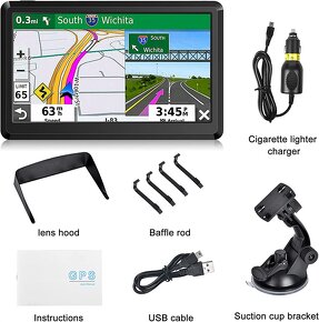 GPS 7",TIR 2024,128MB+8GB,WIN CE 6.0,IGO PRIMO SK - 3