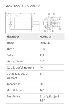 Predám hydromotor danfoss OMM 20, OMM 32,OMM 50 - 3