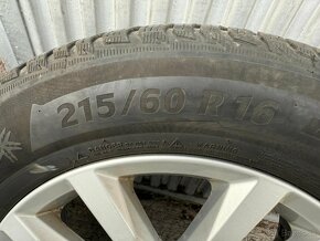 16" Elektrony 5x112 so zimnymi pneu 215/60 R16 - 3