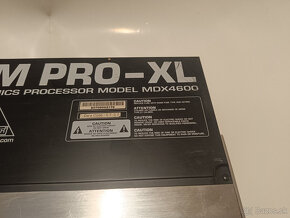 Behringer MDX 4600 MULTICOM PRO-XL - signálny procesor - 3