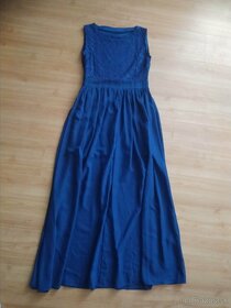 Dlhé modré šaty - 3