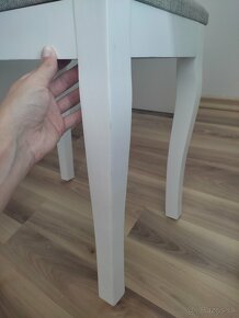 Malm ikea kozmeticky/odkladaci stolík+ stolička jysk malling - 3