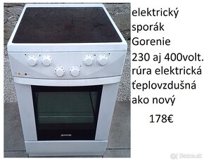 predám elektrický sporák - aj plynový - 3