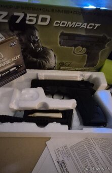 airsoft pištoľ NBB CZ 75D Compact Co2 / platené do zmazania - 3