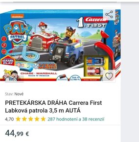 AUTODRÁHA  PAW PATROL - 3