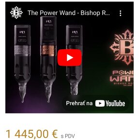 Tetovací strojček BISHOP WAND LINER - 3