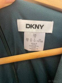 DKNY sametové na dotyk veľmi príjemné šaty - 3