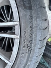 BMW disky R19, letné pneumatiky Michelin 225/45 R19 - 3