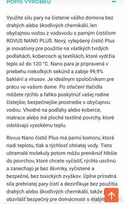 Parný čistič ROVUS NANO PLUS - 3