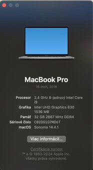 Macbook Pro 2019, 16-inch, i9, 32GB RAM, 1TB SSD - 3