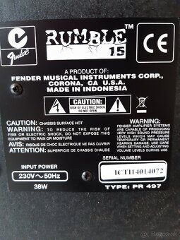 Fender rumble - 3