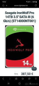 Seagate ironwolf pro 14tb nový - 3