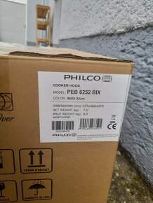 Predám nový digestor Philco PEB 6252 BIX - 3