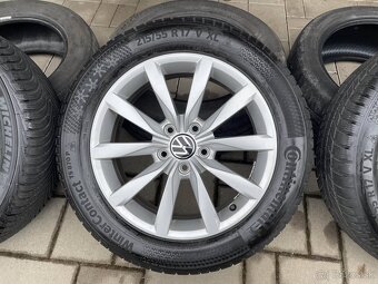 DIJON orig Alu disky VW 5x112 6jx r17 ET 48 215 55 17 zimné - 3