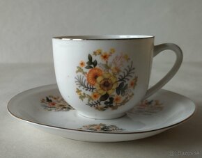 Vintage sada čínskych porcelánových hrnčekov.(6ks) - 3