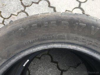 Letné continentál 215/55 r17 , 2 ks. - 3