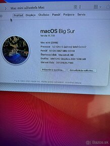 MAC MINI 2018 ,3,2 GHz 6- jadrovy i7, 32 GB RAM - 3