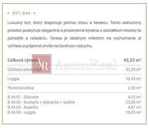 1-izb. REKREAČNÝ APARTMÁN VYSOKÉ TATRY TATRANSKÁ ŠTRBA 45,33 - 3