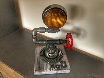 Industriálna lampa - STEAMPUNK III - 3