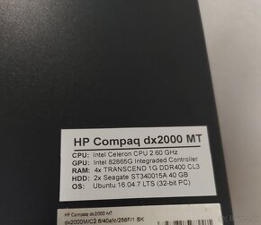 PC zostava HP Compaq / klavesnica / myska - 3