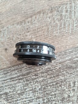 Vintage raritný širokouhlý objektiv  INDUSTAR-69 f 28mm M39 - 3