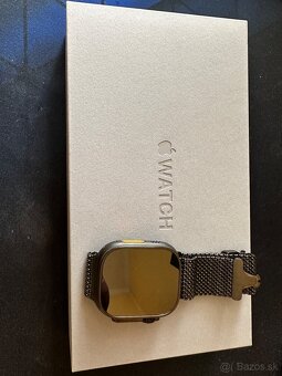 predám /vymením Apple Watch Ultra 2 titanium milaneese loop - 3