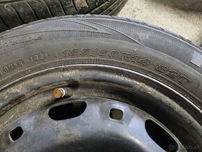 Plechové disky 5x100 + letné pneu 185/60r14 - 3