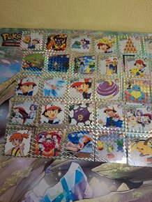 Pokémon samolepky strieborné 1999 - 3